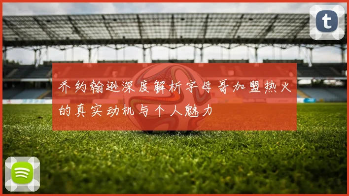 乔约翰逊深度解析字母哥加盟热火的真实动机与个人魅力