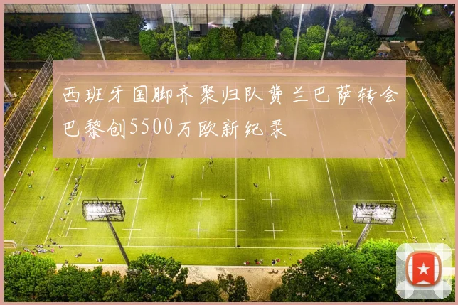 西班牙国脚齐聚归队费兰巴萨转会巴黎创5500万欧新纪录